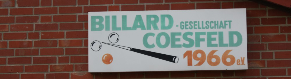 Billard Gesellschaft Coesfeld 1966 e.V.